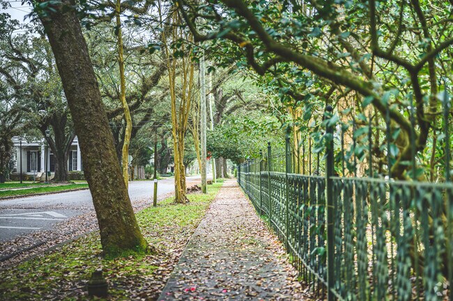 Washington Square is close to Baltimore and boasts beautiful Oak Trees.