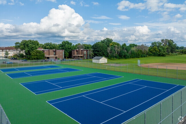 North View Middle School is located in a large suburb, providing education in a community.