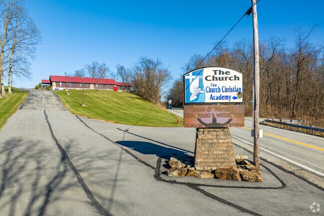 Look for the sign and turn into The Church Christian Academy in Sewickley Township, PA.