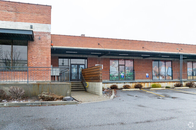 Pride prep school features a brick single story building.