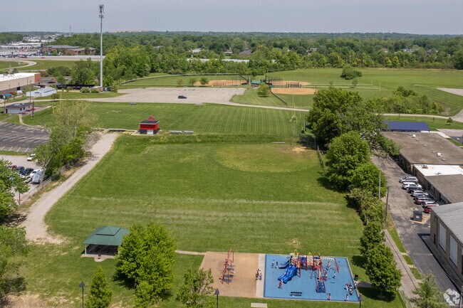 Groesbeck Park near White Oak features 18.8 acres of green space and sporting facilities.