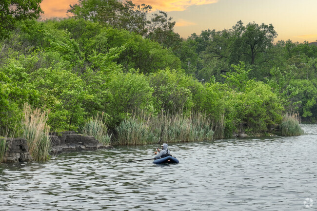 Kayaking and fishing is a great past time for the residents of Lemont.