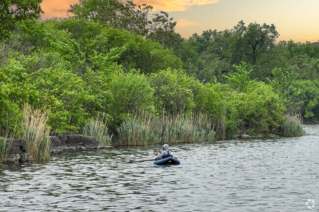 Kayaking and fishing is a great past time for the residents of Northeast Lemont.