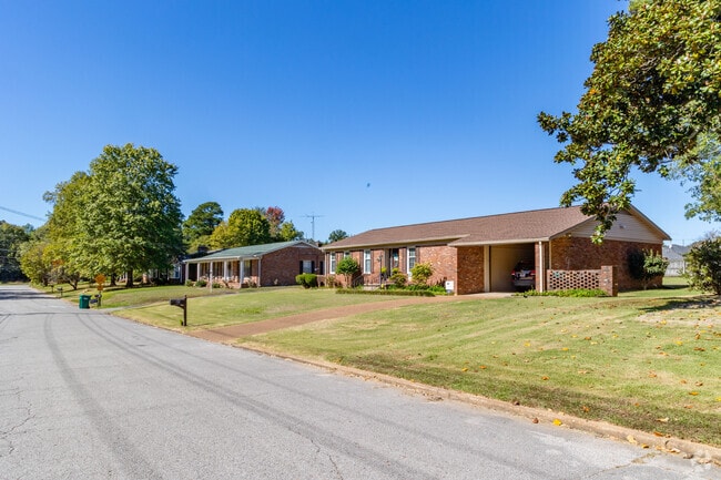 Rows of ranch homes can be found in Lawrence.