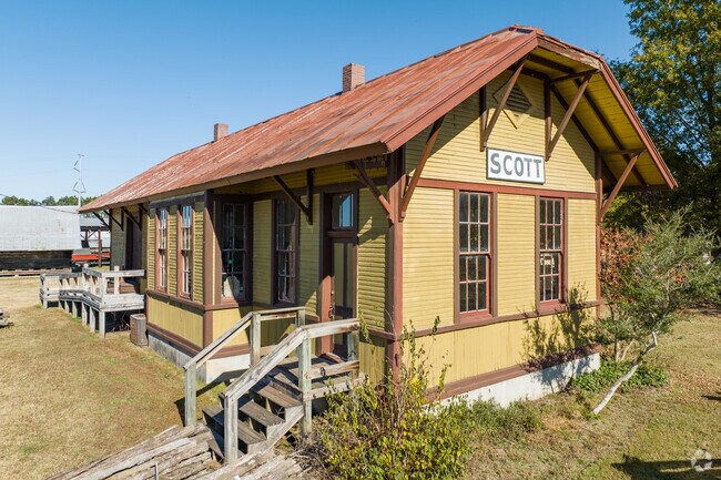 Scott was first founded as a farming community by Conway Scott in the 1830s.