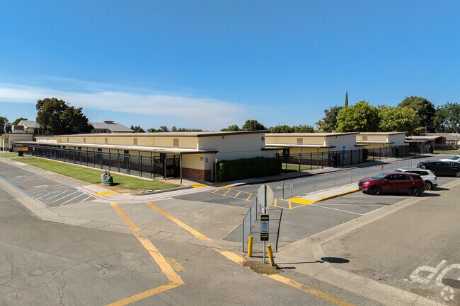 Murdock Elementary School is securely fenced around its perimeter.