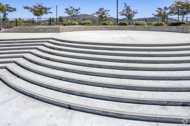 Rancho Bernardo Bernardo Heights Middle School outdoor theater in San Diego, CA.