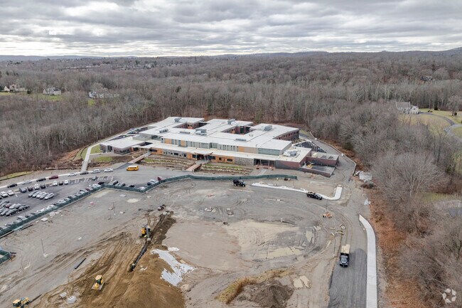 Huckleberry Hill Elementary School at 100 Candlewood Lake Road in Brookfield, CT.