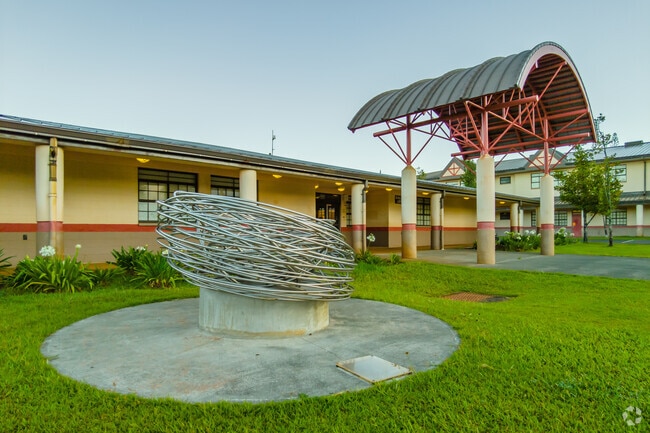 Where hearts and minds burn bright with the passion for education - Mililani Ike Elementary.