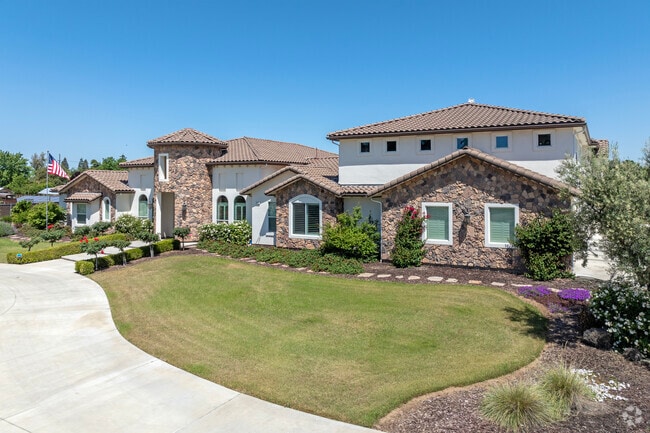 Spanish style estate homes are available on the outskirts of Clovis.