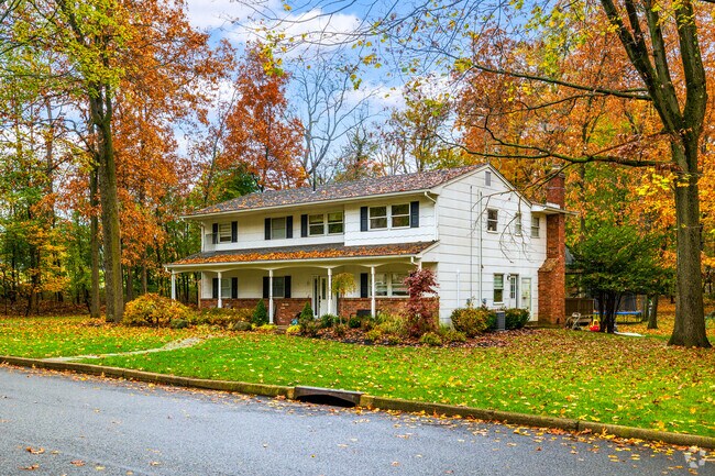 Fall colors make Kaser's streets a scenic spot for seasonal walks.
