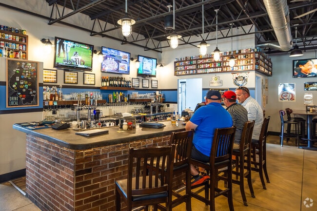 Flinger's is just a short drive from North Pointe with great beer options.
