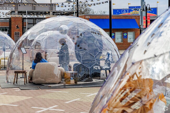 Greater High Point's furniture manufacturers showcase their furniture in the Domes.