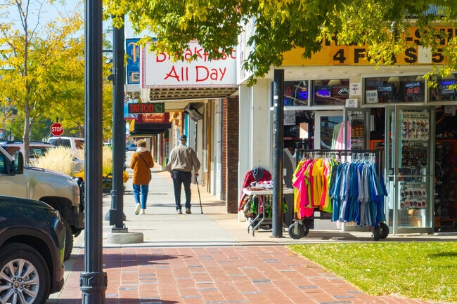 Residents peruse locally-owned stores for unique items in the center of Sturgis.