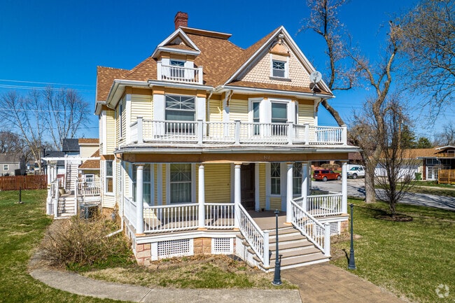 Woodward features several housing style outliers, including this impressive Victorian