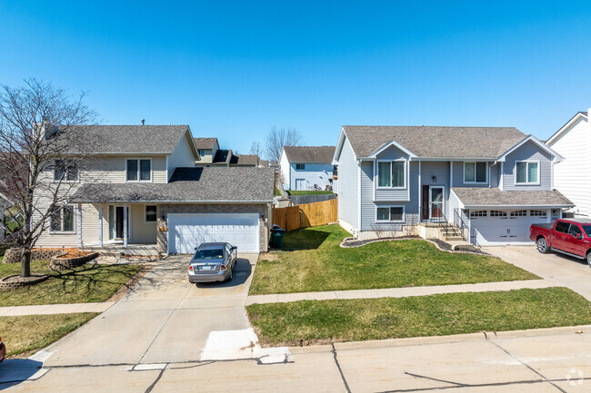 Larger two-story and split-level homes can be found on the south end of town.