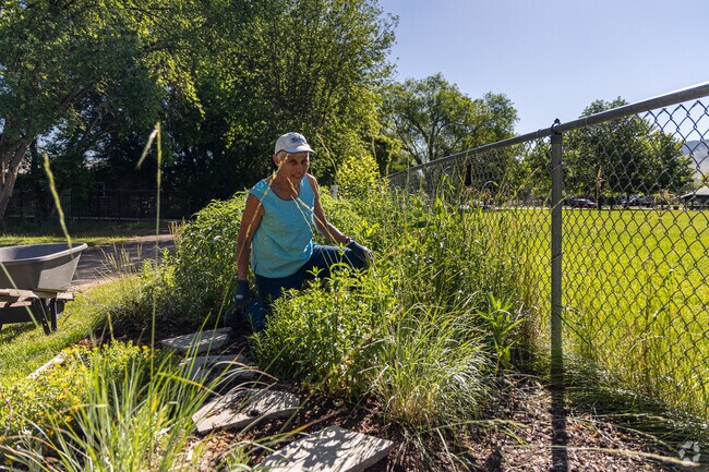 Franklin Park in Missoula features a community garden which is cared for by neighbors.