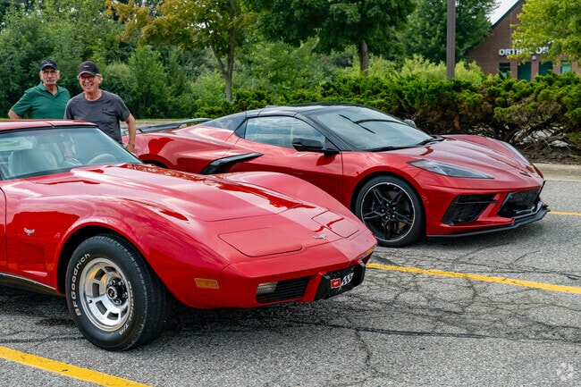 Friends meet up to catch up on the old and the new throughout Lima Township.
