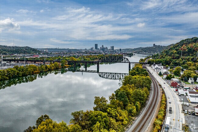 Esplen residents can enjoy the views of the Ohio River.