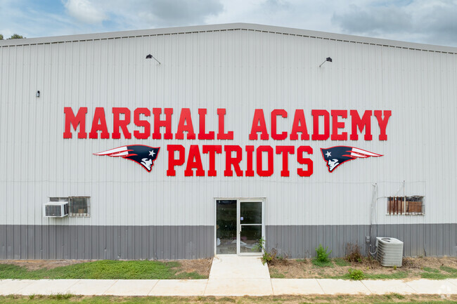 Marshall Academy in Holly Springs shows off school spirit.