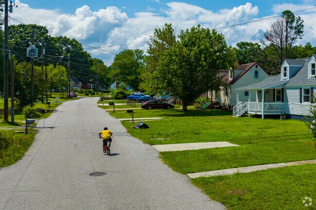 Kids in Hickory Hill are friendly and love to ride their bikes in the spring and summer.
