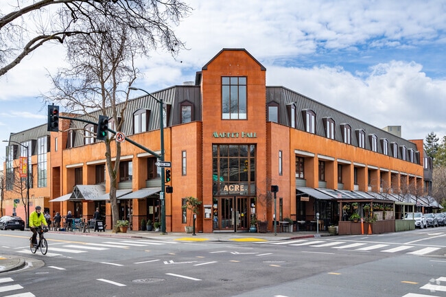 A specialty food hall sits at the top of Shafter.