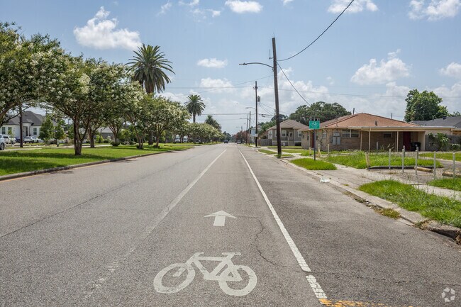 You will find bike lanes on some streets in St Anthony.