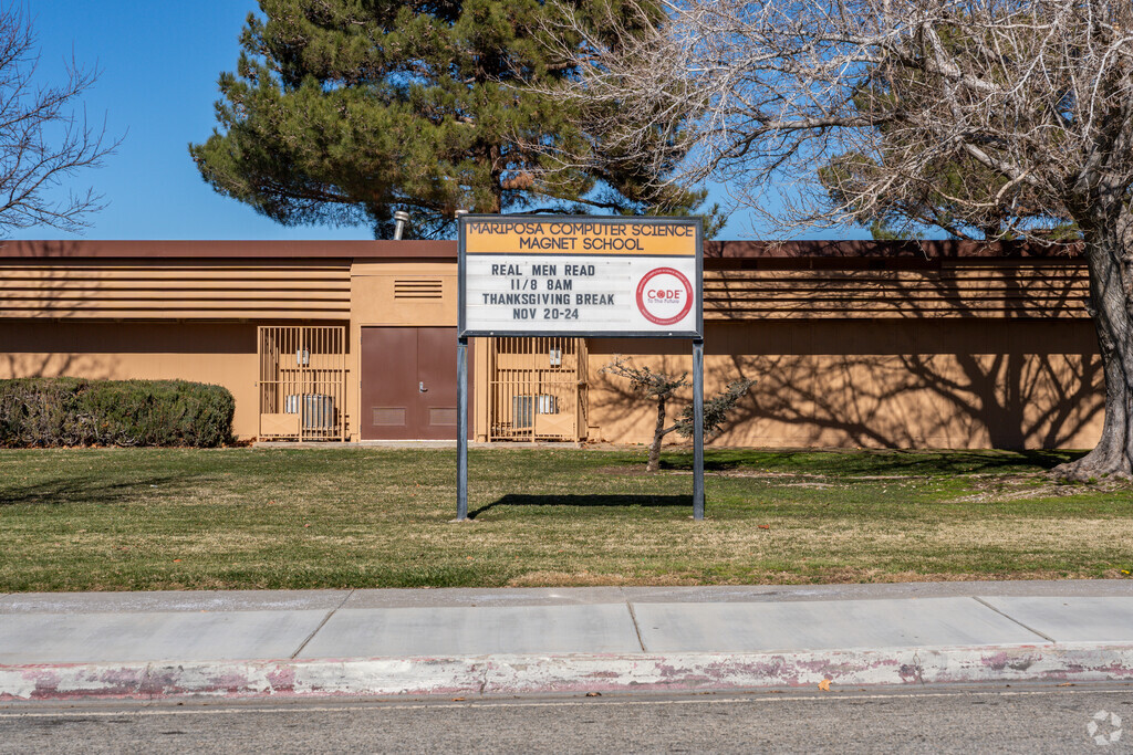 Mariposa Elementary School is located at 737 W. Ave. H-6, Lancaster, CA 93534.