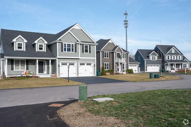 Large New Traditional style homes can be found along Bunker Ave in Lakeville.