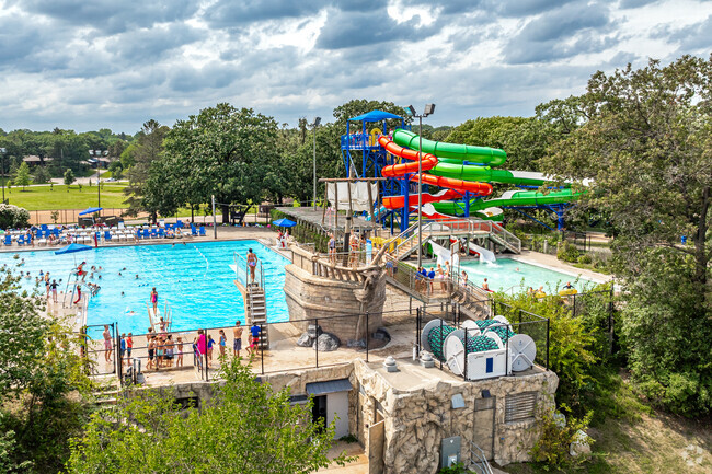 Edina residents flock to the pirate themed Edina Aquatic Center during the summer months.