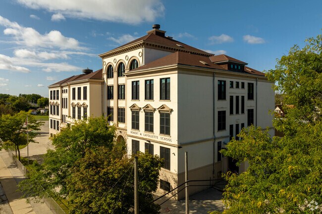 LaFollette Elementary School is in close proximity to the Borchert Field neighborhood.