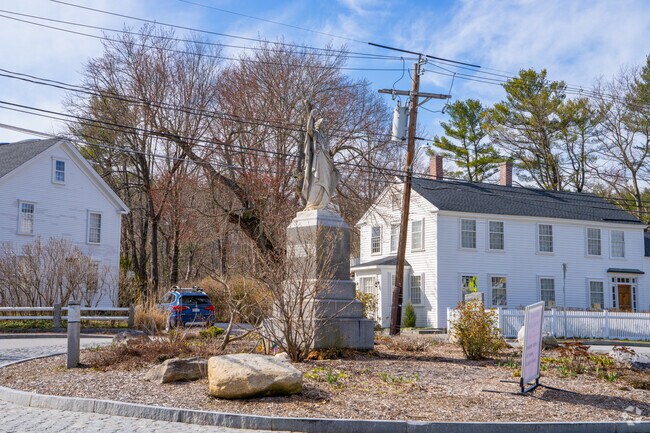 Say hello to the Goddess of Liberty statue at the rotary in Carlisle town center.