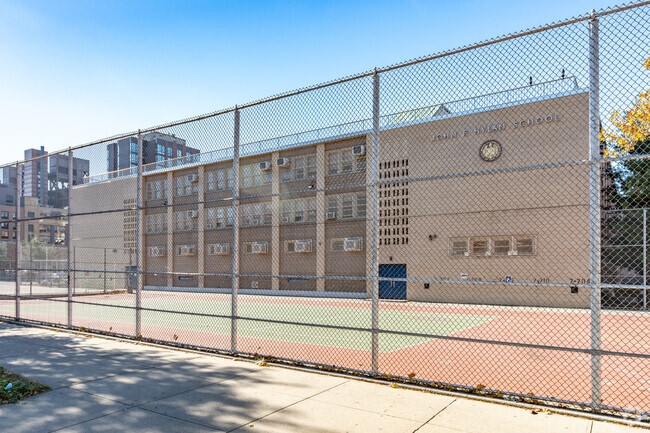 Your kids will enjoy the playground at P.S. 257 John F. Hylan.