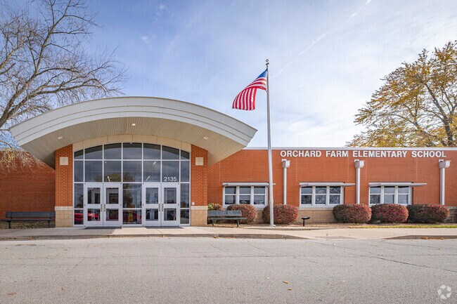 Orchard Farm Elementary School serves all students from New Town St.Charles.