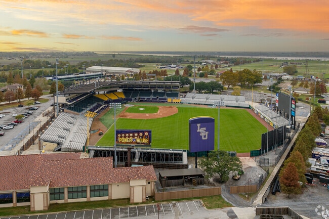 Attend a game or school at LSU in Baton Rouge.