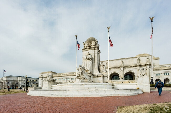 Colombus Circle is located across the street from Union Station in NoMa.