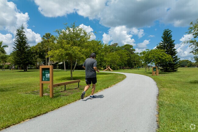 Enjoy a scenic run in the Villages of Hillsboro Park.
