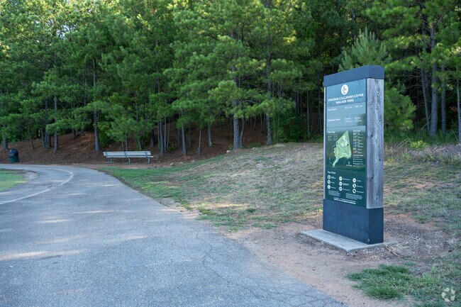 Enjoy your walk on one of the paved trails through Trail Creek Park.