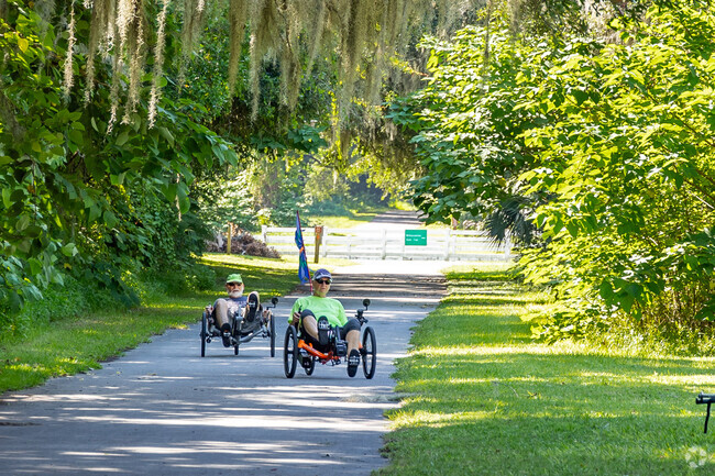 Residents enjoy miles of riding on the Withlacoochee Trails in Hernando.