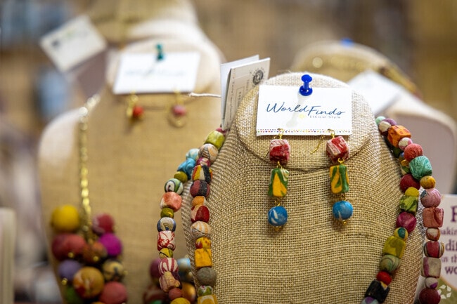 Mentelle shoppers find imported goods at Lucia's World Emporium.