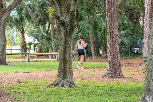 Walking trails in Palm Beach Country Estates are perfect for outdoor enthusiasts.