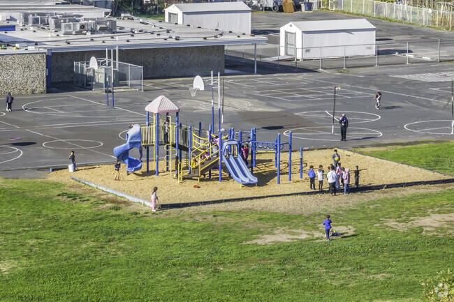 The beautiful campus of Fairbanks Elementary School includes modern amenities for students.