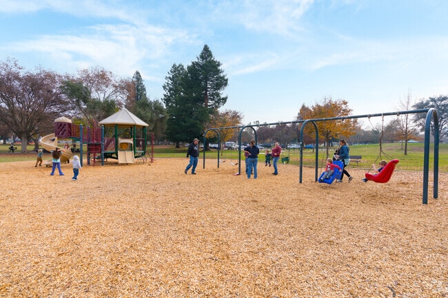 The playground at Hagan Community Park is always filled with joy and laughter.