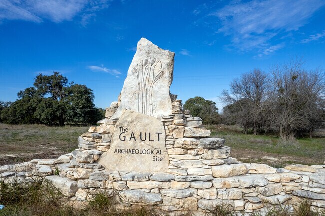 The Gault site, near Florence, TX, is archeological site discovered in the 1930's.
