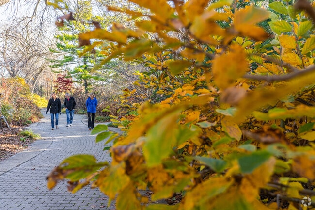 Visitors connect with nature on the many walking paths at the Olbrich Botanical Gardens.