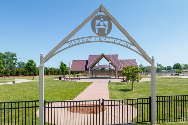 Southgate's Market Center Park is well equipped with a brand new amphitheater.