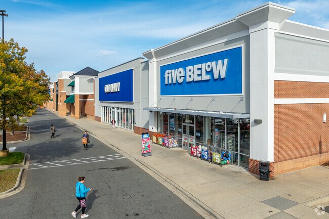 You can find national chain stores at the Sycamore Commons in Matthews.