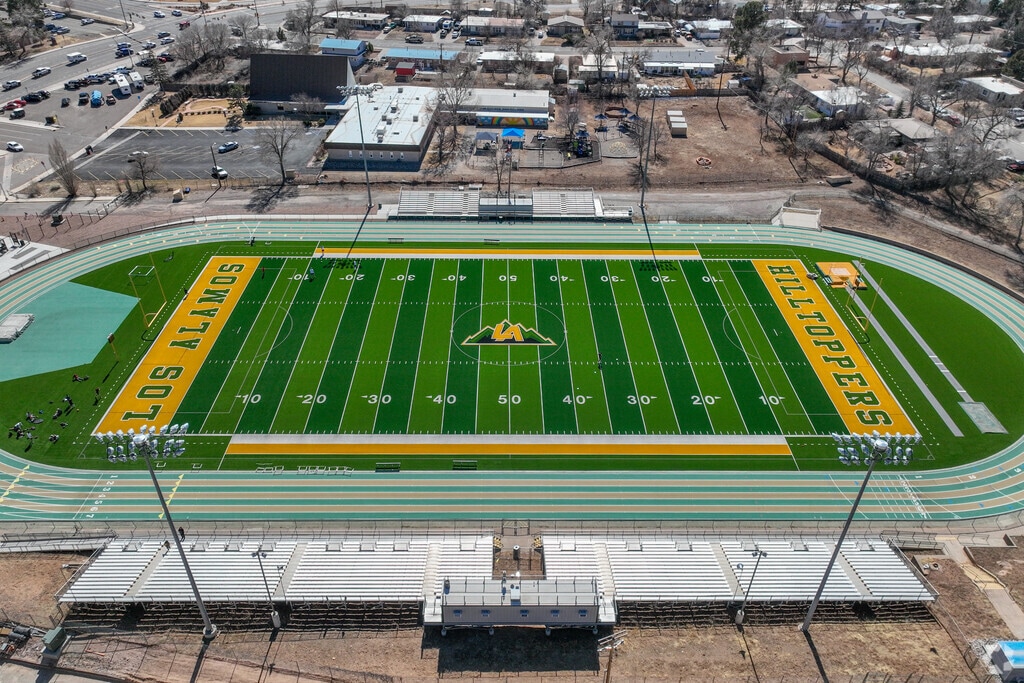 Students at Los Alamos High School can participate is many different sports programs.