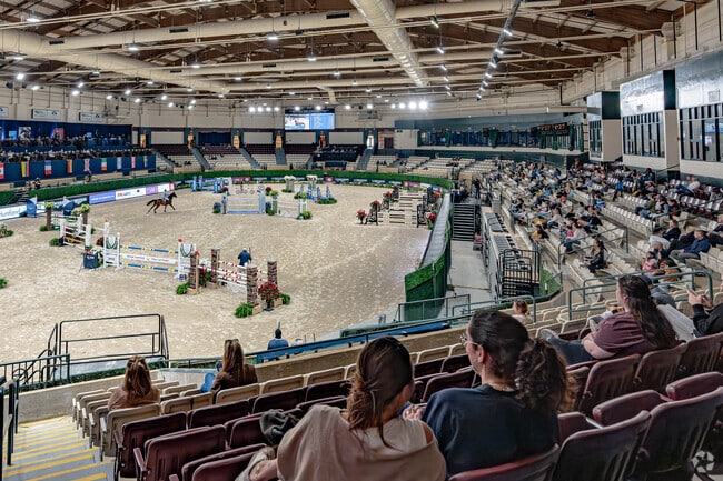 The Washington International Horse Show takes place near Melwood each fall.