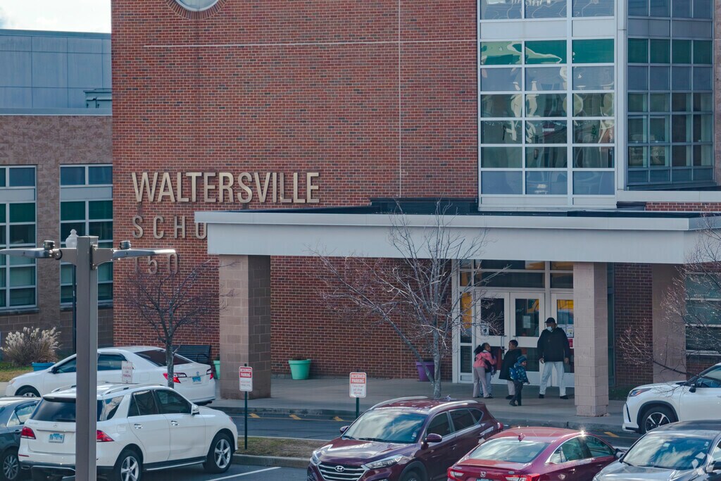 Waltersville School on 150 Hallett Street in Bridgeport, CT.